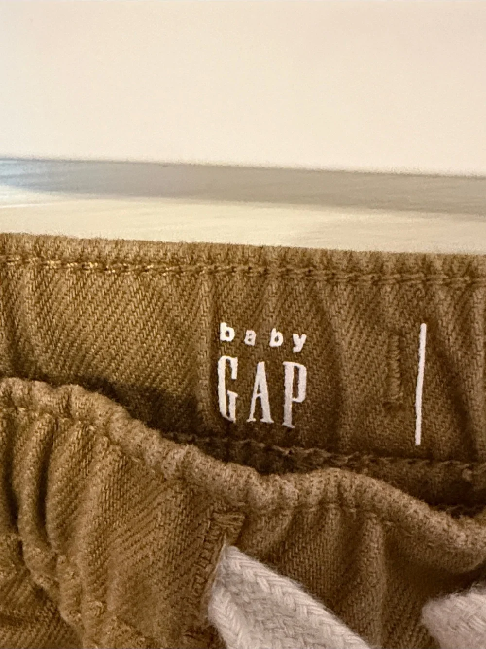 GAP Toddler Drawstring Khaki Waist Pants - fleece lined  C#2